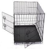 YES4PETS 48' Collapsible Metal Pet Dog Crate Cat Rabbit Cage With Mat