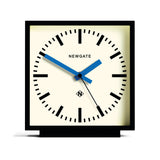 Newgate Amp Mantel Clock Black With Blue Hands