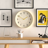 Newgate Monopoly Plywood Wall Clock With Yellow Hands