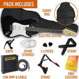 Electric Guitar Pack 3rd Avenue - Black