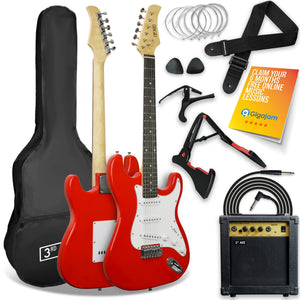 Electric Guitar Pack 3rd Avenue - Red