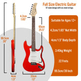 Electric Guitar Pack 3rd Avenue - Red