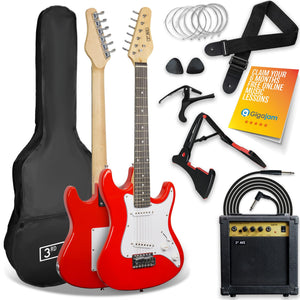 Electric Guitar 3rd Avenue 3/4 Size - Red