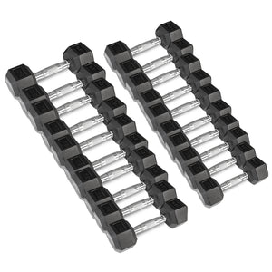 CORTEX 110kg Hex Fixed Dumbbell  Set (1-10kg Pairs)