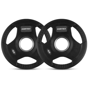 CORTEX 2.5kg Tri-Grip Olympic Plates 50mm (Pair)