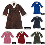 Bathrobe Sherpa Chocolate-S/M