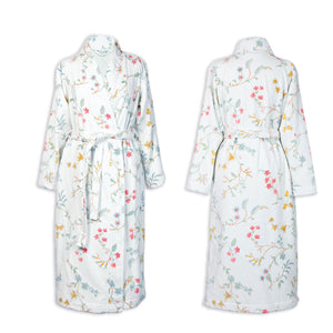 Bathrobe Cotton PIP Studio Les Fleurs White-XXL