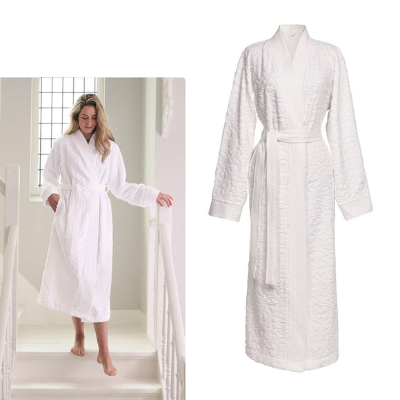 Bathrobe Cotton PIP Studio Mosaic de Pip White -Medium