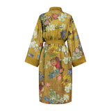 Bathrobe Partout des Fleurs Gold Kimono Large/Extra Large