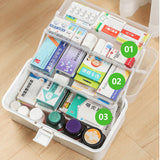 3 Layers Large Portable First Aid Kit Emergency Medical Storage Medicine Organizer