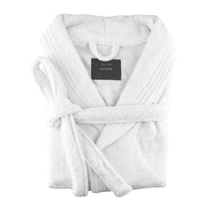 Bathrobe Egyptian Cotton terry toweling white-Large /X large