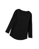 Azura Exchange V Neck Long Sleeve Knit Top - S