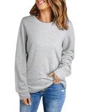 Azura Exchange Long Sleeve Crew Neck Top - S