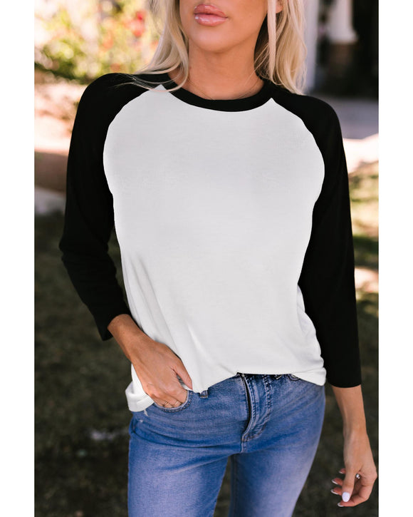 Azura Exchange Raglan Sleeve Pullover Top - M