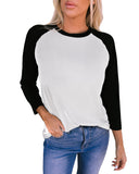 Azura Exchange Raglan Sleeve Pullover Top - S