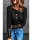 Azura Exchange Lace Hem Sleeve Button Top - XL