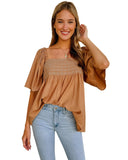 Azura Exchange Wide Sleeves Flowy Top - L