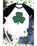 Azura Exchange Leopard Spotted St Patricks Day T-Shirt - M