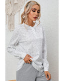 Azura Exchange Relaxed Rib Knit Long Sleeve Henley Top - XL