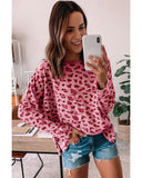 Azura Exchange Animal Print Stitching Long Sleeve Top - M