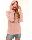 Cheeky X by Azura Exchange Princess Line Out Seam Hoodie with Front Buttons - L