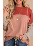 Azura Exchange Long Sleeve Ribbed Loose Top - M