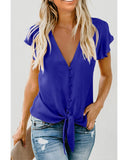 Azura Exchange Button Tie Top - S