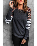 Azura Exchange Leopard Striped Long Sleeve Top - XL