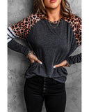 Azura Exchange Leopard Striped Long Sleeve Top - XL