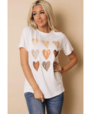 Azura Exchange Kind Heart Print T-shirt - L