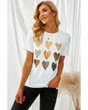 Azura Exchange Kind Heart Print T-shirt - XL