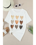 Azura Exchange Kind Heart Print T-shirt - XL