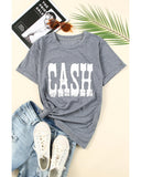 Azura Exchange CASH Letter Print Tee - M