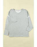 Azura Exchange Oversized Drop Sleeve Top - L