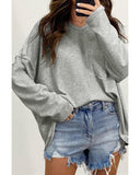 Azura Exchange Oversized Drop Sleeve Top - L