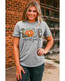 Azura Exchange Pumpkin Leopard T-Shirt - Love Fall Yall - S