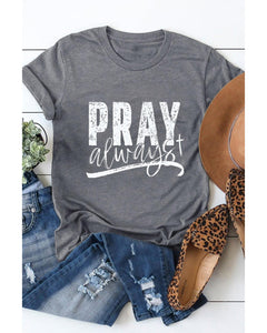 Azura Exchange Pray Always Graphic Tee - S