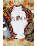 Azura Exchange Pumpkin Leopard Graphic Casual Tee - S