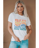 Azura Exchange Faith Inspired Words Print T-Shirt - S