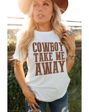 Azura Exchange Cowboy Take Me Away T-Shirt - L