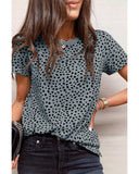 Azura Exchange Cheetah Print Short Sleeve T Shirt - XL