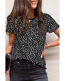 Azura Exchange Cheetah Print Short Sleeve T Shirt - S