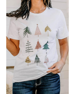 Azura Exchange Christmas Tree Graphic Tee - XL