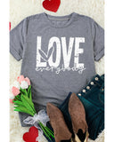 Azura Exchange LOVE everybody Graphic T-shirt - 2XL