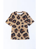 Azura Exchange Leopard Print Loose T-Shirt - XL