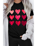 Azura Exchange Heart Graphic Tee for Valentines Day - L