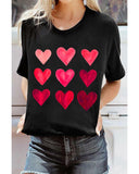 Azura Exchange Heart Graphic Tee for Valentines Day - L