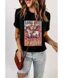 Azura Exchange LONG LIVE Cowgirls Graphic Print T-Shirt - L