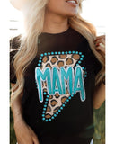 Azura Exchange MAMA Leopard Lightening Graphic Tee - L