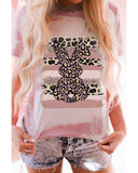 Azura Exchange Leopard Rabbit Tie Dye Graphic T-Shirt - S